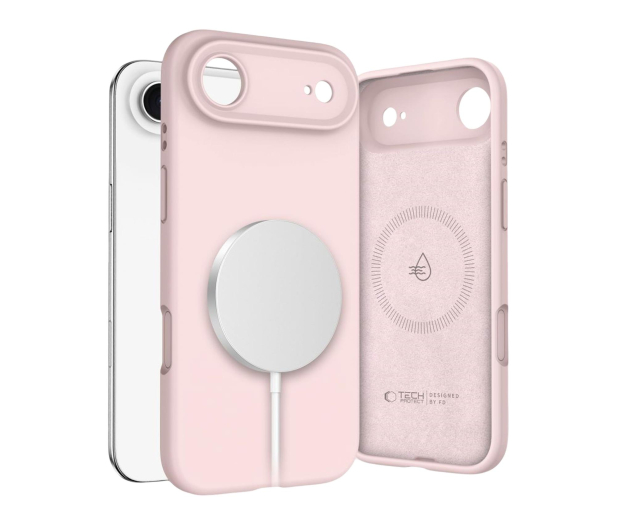 Tech-Protect Silicone Magsafe do Iphone 17 Air Pink Pearl - 1359707 - zdjęcie